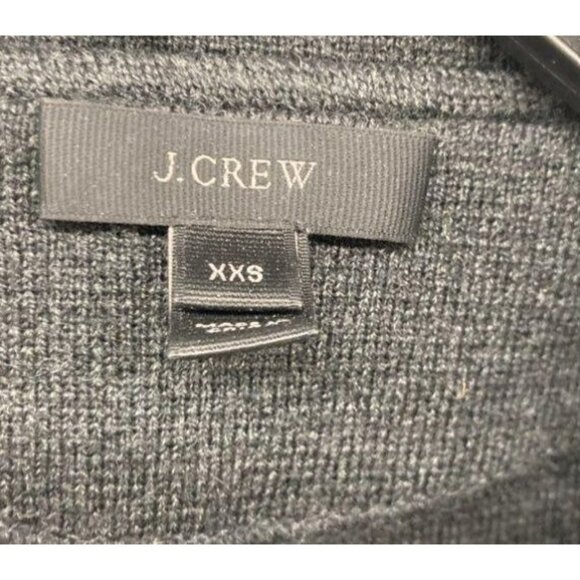 J. Crew Womens Charcoal Gray Knit Cardigan XXS With Pockets - Picture 2 of 5